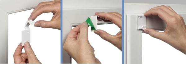 GARDINIA Easyfix Thermo Rollo, 75 x 150 cm, Weiß, 12551