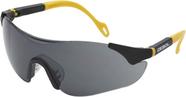 Gebol Schutzbrille Safety Comfort getönt, schwarz/gelb, 730002