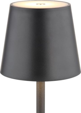 GLOBO Akku LED Tischleuchte VANNIE, H 36 cm, dimmbar, schwarz, 58438G