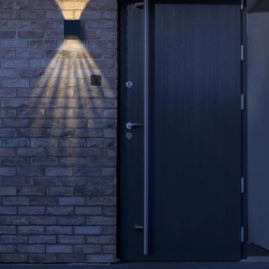 Preview: Globo Außenleuchte ILLI, IP54, schwarz, 34156