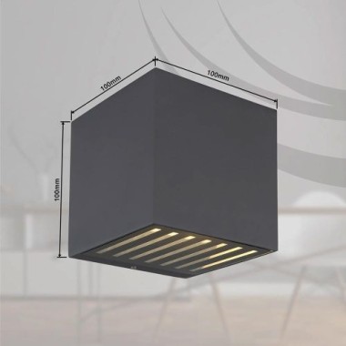 Globo Außenleuchte ILLI, IP54, schwarz, 34156