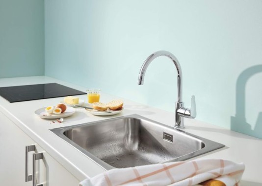 GROHE Start Curve Einhand-Spültischarmatur, 1/2, chrom, 31554001