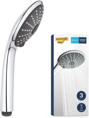 GROHE Vitalio Joy 110 - Massage  Handbrause, wassersparend, mit 3 Strahlarten, 27319000