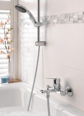GROHE Vitalio Start 100 - Handbrause, wassersparend, 2 Strahlarten, chrom, 27946000