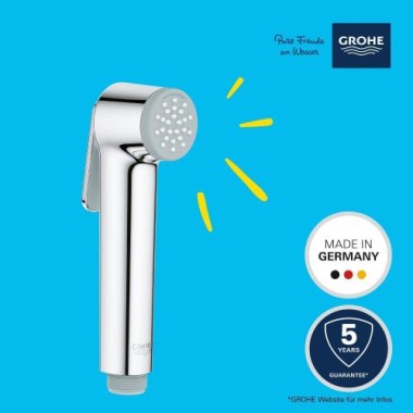 Preview: GROHE Vitalio Trigger Spray 30 Duschkopf, 1 Strahlart, mit Druckknopf, chrom, 26351000