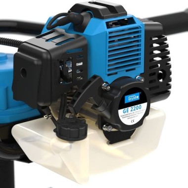 Güde 94139 Motor-Erdbohrer GE 2200 (2-Takt Benzinmotor, 2,2 kW, Primerpumpe) blau/Schwarz 94139