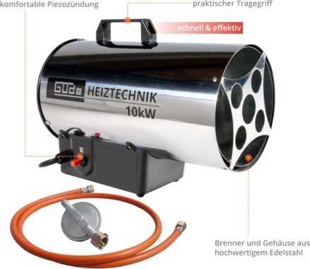 Güde Gasheizgebläse GGH 10 INOX, 85005