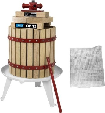 Güde Obstpresse OP 12, Saftpresse und Beerenpresse, mechanische Presse, 12 Liter, 30003