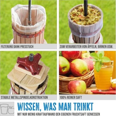 Preview: Güde Obstpresse OP 12, Saftpresse und Beerenpresse, mechanische Presse, 12 Liter, 30003
