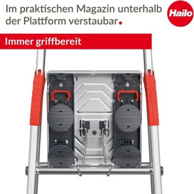 Hailo EasyClix Garden Size L - Wechselfuß-Set für Hailo Stehleitern, 9948-001