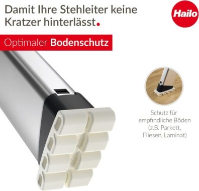 Hailo EasyClix Living Size L - Wechselfuß-Set für Hailo Stehleitern, 9947-001