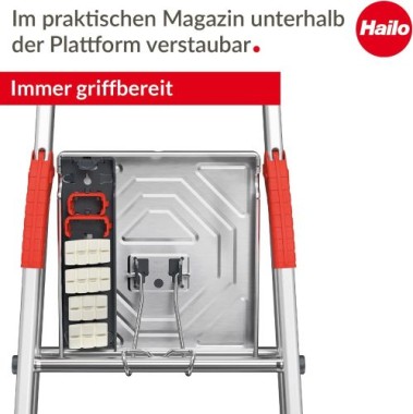 Hailo EasyClix Living Size L - Wechselfuß-Set für Hailo Stehleitern, 9947-001