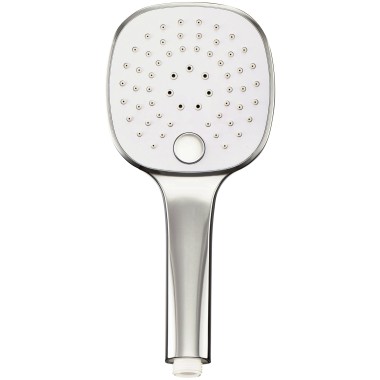 WELLWATER Handbrause Meloa, chrom-weiss, 4-Strahlarten, 72028 1