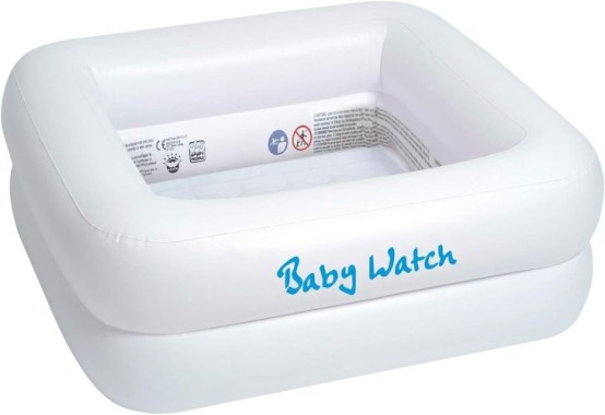 Happy People Babywatch Planschbecken, weiß, 85 x 33 x 85 cm ,18122