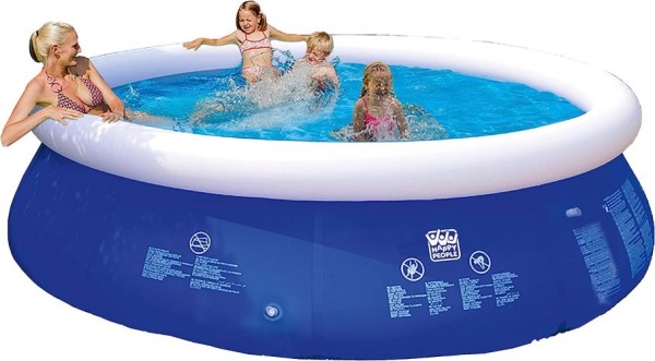 Happy People Rundpool, 360 x 76 cm, Blau, 77772