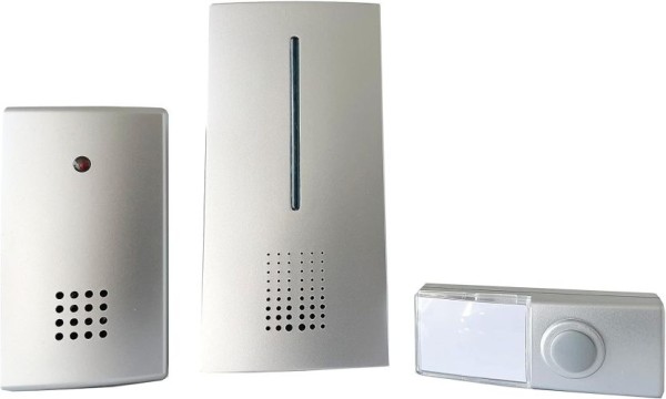 Heidemann Funkgong Set HX Duo, Reichweite 100 m, optisches Rufsignal, 8 Melodien, 70804