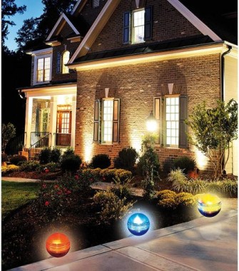 Heissner Floating Ball Light, D=11,5cm 40x12x12 cm Rund Mehrfarbig SL303-00