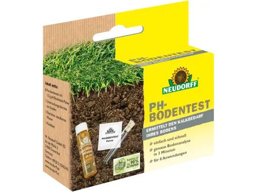 Neudorff pH-Bodentest – Zur einfachen und schnellen Ermittlung des pH-Wertes von Kulturböden und des Kalkbedarfs, 1 Set, 4005