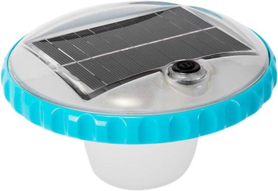 Intex Solar Powered LED Floating Light, Poolleuchte, 128695