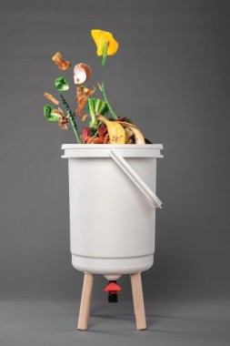 JUWEL BOKASHI Küchen Komposter Sensei, 11 Liter, Simple und hygienische Bedienung, 20200