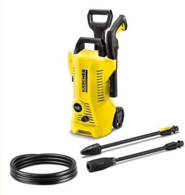 Kärcher Hochdruckreiniger K 2 Power Control: Clevere App-Unterstützung - die praktische Lösung für alltägliche Verschmutzungen ohne Sonderzubehör 1.673-600.0
