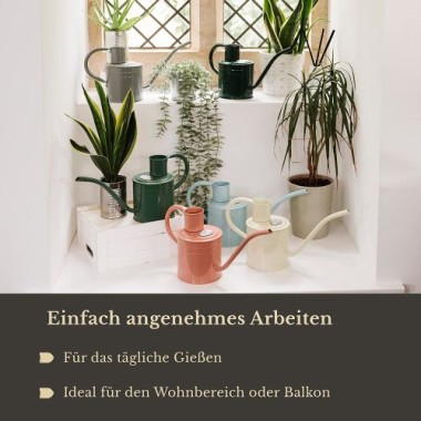 Kent & Stowe 1 Liter Vintage Gießkanne in hellblau, 736477