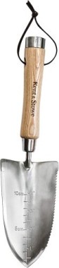 Kent & Stowe Multifunktionshandschaufel, Edelstahl, Griff aus Esche, 35,5 cm, 734909