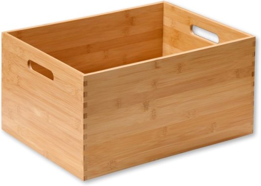 Kesper Allzweckkiste aus Bambus, 38,5x28,5x20 cm, 57611