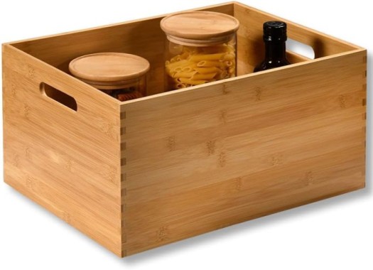 Kesper Allzweckkiste aus Bambus, 38,5x28,5x20 cm, 57611