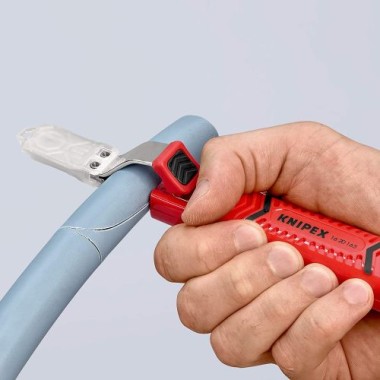 KNIPEX Abmantelungswerkzeug mit Schleppklinge, 165 mm, 16 20 165 SB