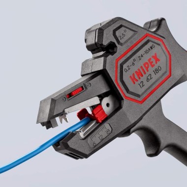 KNIPEX Automatische Abisolierzange, 180 mm, 12 62 180