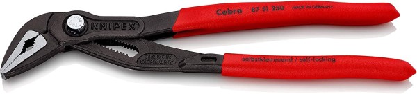 KNIPEX Cobra® ES, Wasserpumpenzange extra schlank, 250 mm, 87 51 250