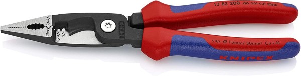 KNIPEX Elektro-Installationszange, 200 mm, 13 82 200