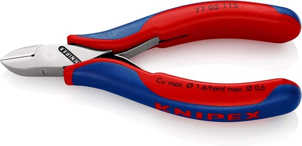 KNIPEX Elektronik-Seitenschneider, 115 mm, 77 02 115