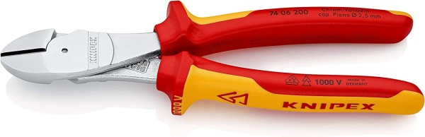KNIPEX Kraft-Seitenschneider, 200 mm, 74 06 200