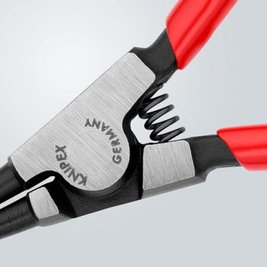 Preview: KNIPEX Sicherungsringzange für Außenringe auf Wellen, 125 mm, 46 21 A11