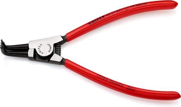 KNIPEX Sicherungsringzange für Außenringe auf Wellen, 170 mm, 46 21 A21