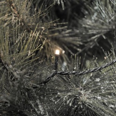 Konstsmide Micro-Lichterkette, 40 LEDs Warmweiß, 6,24 Meter, 3610-110