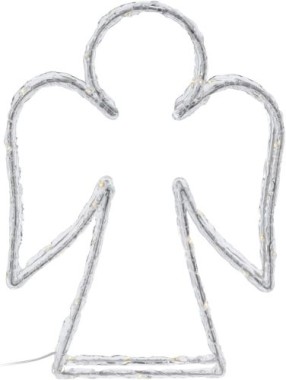 Koopman LED Engel aus Metall, 31x5x23cm, 50 LEDs, ANC000280