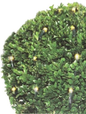 koopman Lichterkette für Buchsbaum - 100 LED`s, Ø90cm, warmweißes Licht, AX8401320