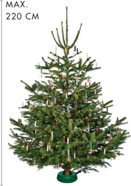 Krinner Christbaumständer Baum Fix Aqua 220, 3 Liter, für Bäume bis 220 cm, 90220