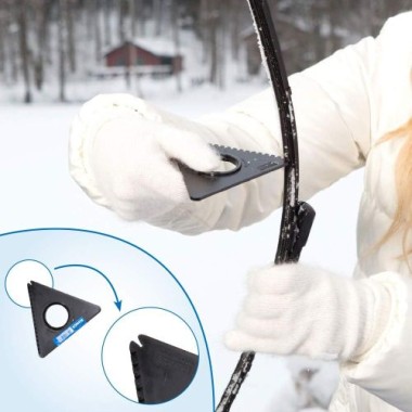 Preview: Kungs MEGA-IS Schneebesen mit Eiskratzer, Grau, 4569