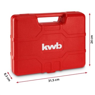kwb Werkzeugkoffer, 35-teilig., 370610