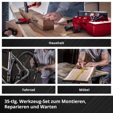 kwb Werkzeugkoffer, 35-teilig., 370610