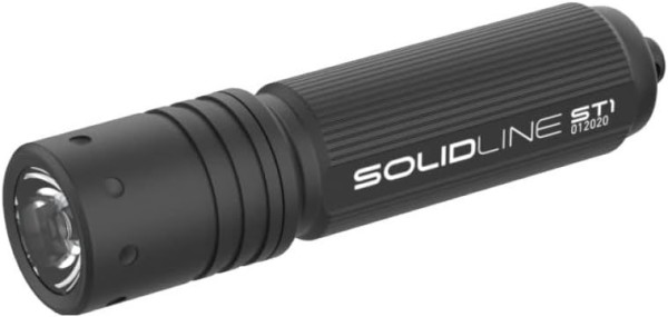 LedLenser Solidline Taschenlampe ST1, inkl. Batteriesatz und Schlüsselring, 502207