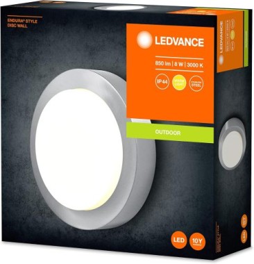 LEDVANCE Endura Style Disc Wand- und Deckenleuchte, 3000K warmweiß, 564121