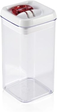 Leifheit Fresh and Easy Vorratsbehälter 1200 ml, eckig, stapelbar, 31210