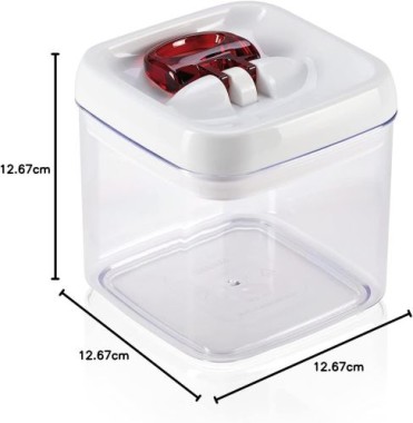 Leifheit Fresh and Easy Vorratsbehälter 1, 0 L, eckig, stapelbar, 31209