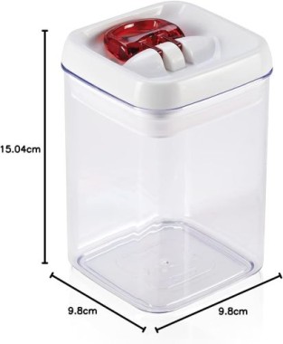 Leifheit Fresh and Easy Vorratsbehälter 800 ml, eckig, stapelbar, 31208