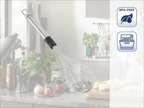 Leifheit Schneebesen 31 cm Edelstahl, aus rostfreiem Edelstahl, 03031